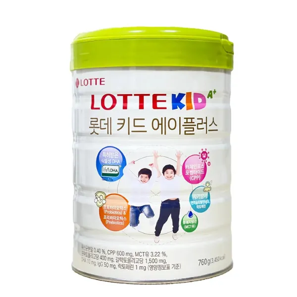 Sữa LOTTE KID A+ Lon Thiếc 760g